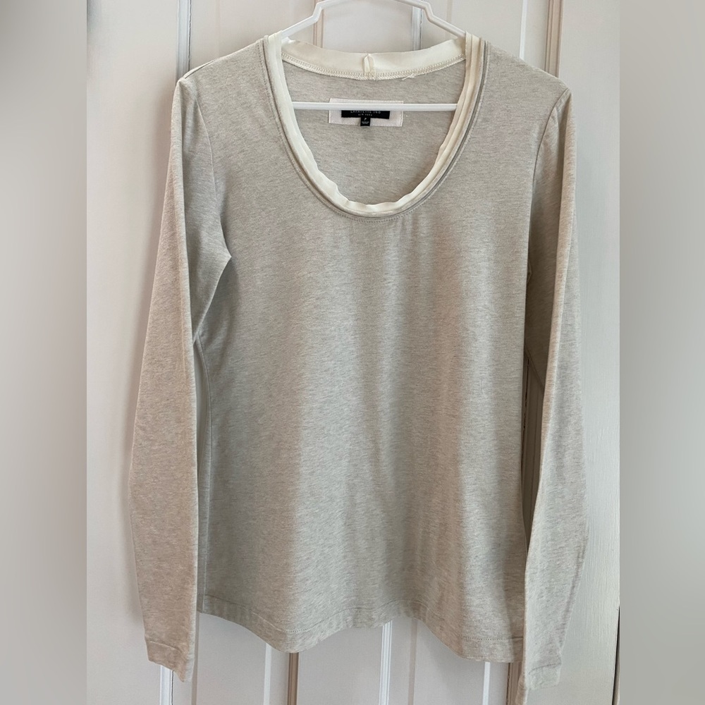 Lafayette 148 modern tee
